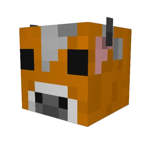 saya1958 Minecraft avatar head, 3D render