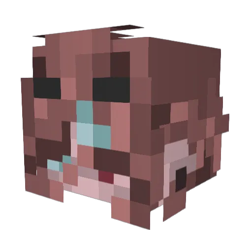 sayanch Minecraft avatar head, 3D render