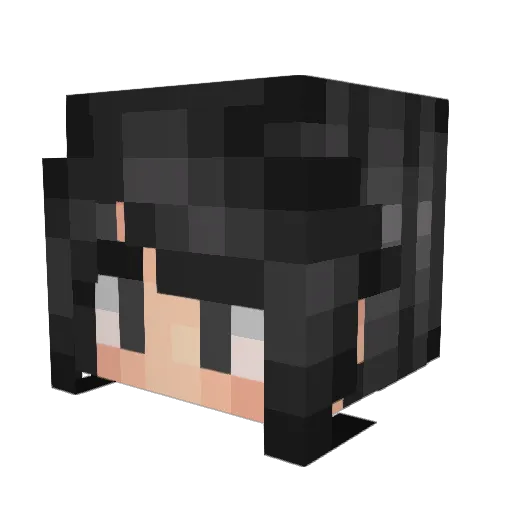 sayangrocks Minecraft avatar head, 3D render
