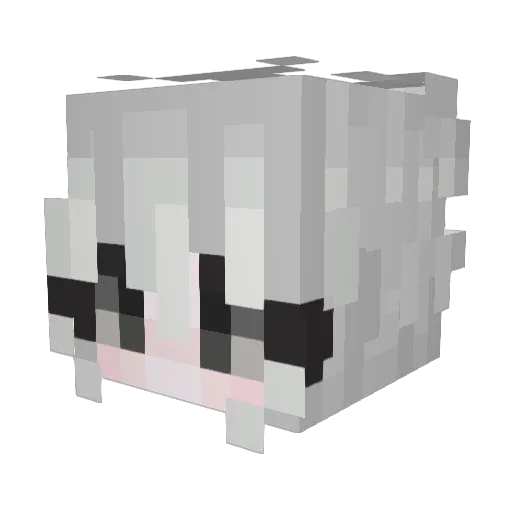 saydade Minecraft avatar head, 3D render
