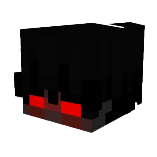 sayen_super Minecraft avatar head, 3D render
