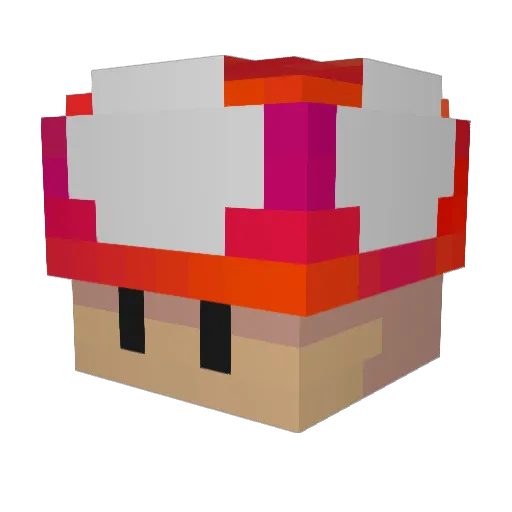 sayerray Minecraft avatar head, 3D render
