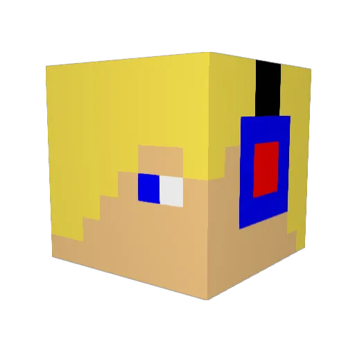 saykon1603 Minecraft avatar head, 3D render