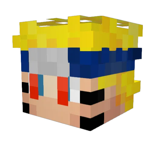 saylesssssssss Minecraft avatar head, 3D render