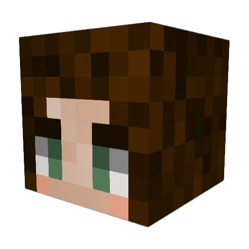 saylpha Minecraft avatar head, 3D render