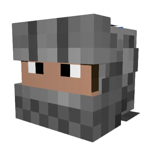 saymon69 Minecraft avatar head, 3D render