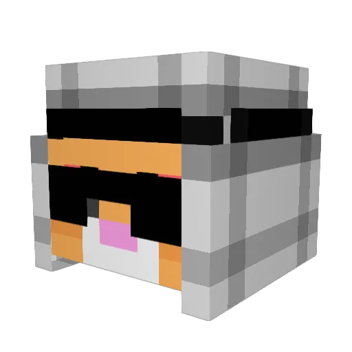 sayno Minecraft avatar head, 3D render