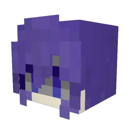 sayo1112 Minecraft avatar head, 3D render