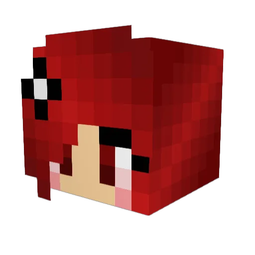 saypleaze Minecraft avatar head, 3D render