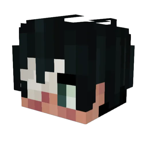 sayshy Minecraft avatar head, 3D render