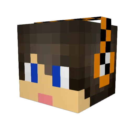 saytower Minecraft avatar head, 3D render