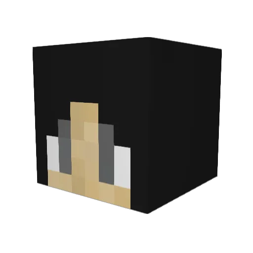 sayuki01 Minecraft avatar head, 3D render