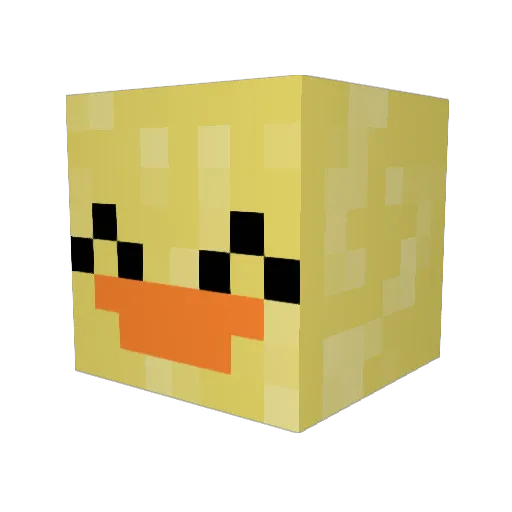 sayurichu Minecraft avatar head, 3D render