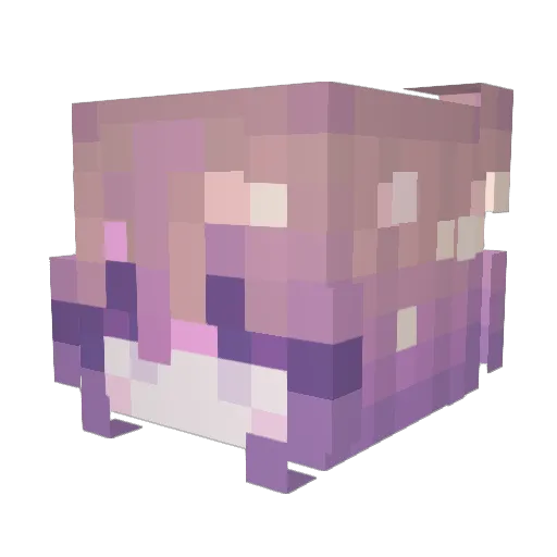 sayut64 Minecraft avatar head, 3D render