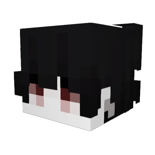 saywhaat Minecraft avatar head, 3D render