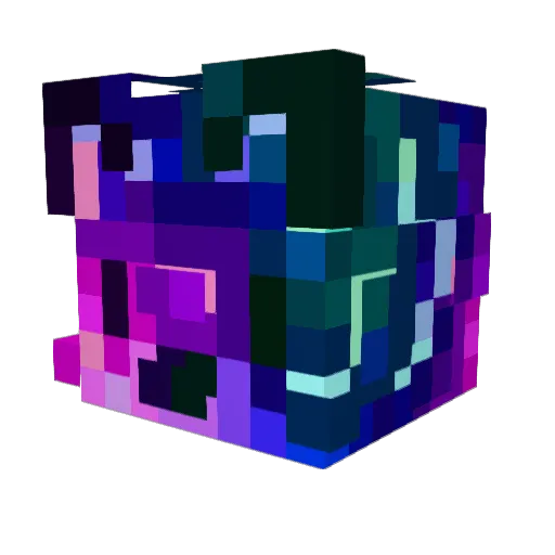 sazaghi Minecraft avatar head, 3D render