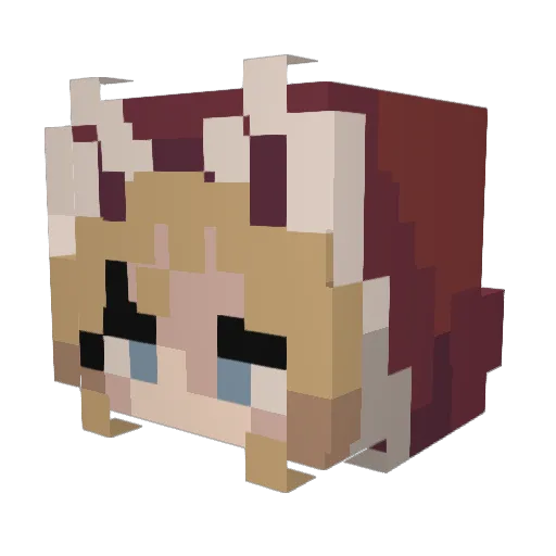 sazx6568 Minecraft avatar head, 3D render