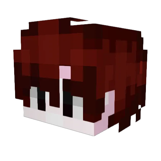 sazzakisz Minecraft avatar head, 3D render