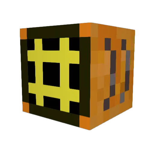 sb_1u Minecraft avatar head, 3D render