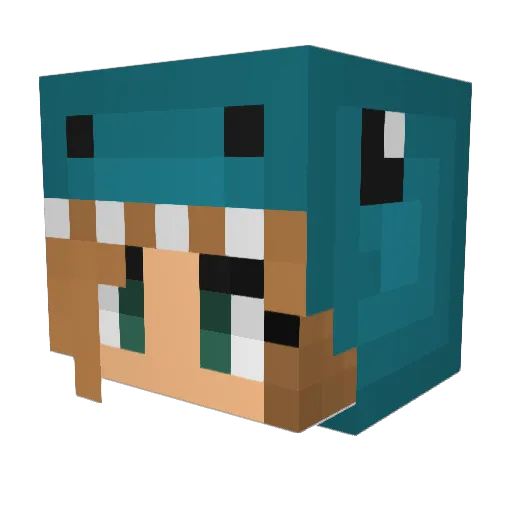 sbear13 Minecraft avatar head, 3D render