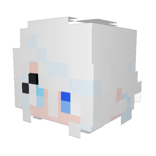 sblcb Minecraft avatar head, 3D render