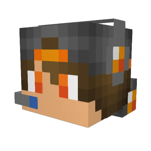 sblplayer001 Minecraft avatar head, 3D render
