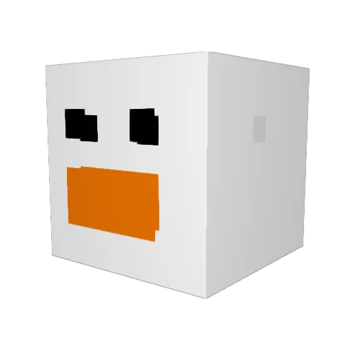 sbr0707 Minecraft avatar head, 3D render