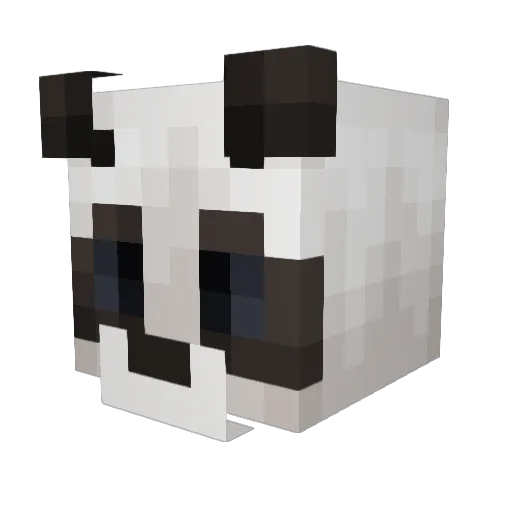 sbtjee Minecraft avatar head, 3D render