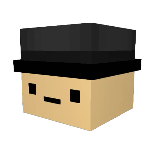 sc00tie Minecraft avatar head, 3D render