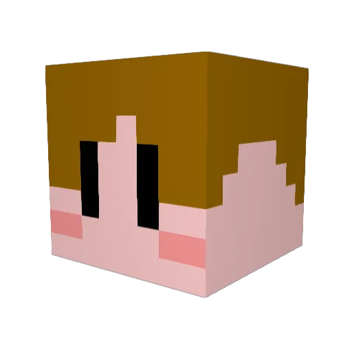 sc0pe10n Minecraft avatar head, 3D render