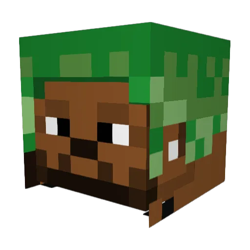 sc0ria Minecraft avatar head, 3D render