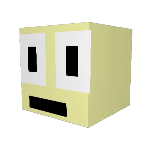 sc2ggrise Minecraft avatar head, 3D render