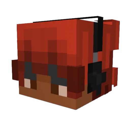 sc3n3_r4tz Minecraft avatar head, 3D render