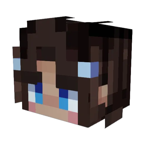 sc9ryy Minecraft avatar head, 3D render