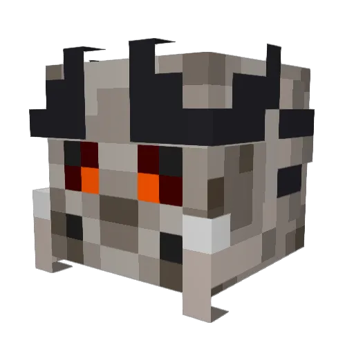 scabos Minecraft avatar head, 3D render