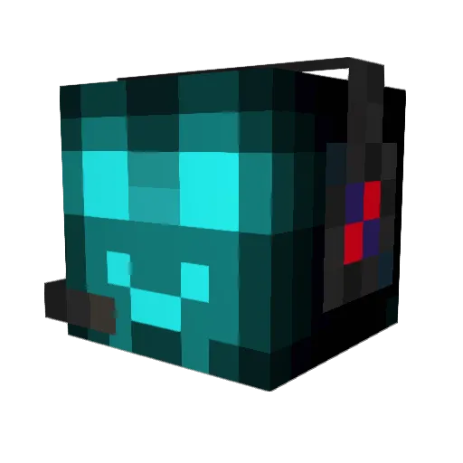 scamnotlikely Minecraft avatar head, 3D render