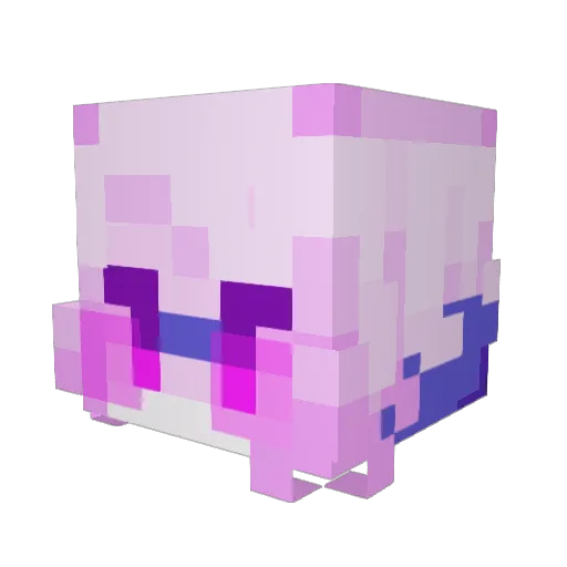 scapeghost_ Minecraft avatar head, 3D render