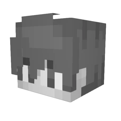 scaperdeage Minecraft avatar head, 3D render