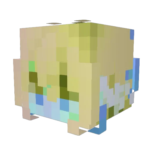 scarfHmmmm Minecraft avatar head, 3D render