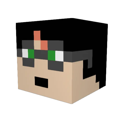 scarface0911 Minecraft avatar head, 3D render