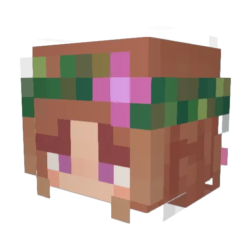 scarfaceshrek Minecraft avatar head, 3D render
