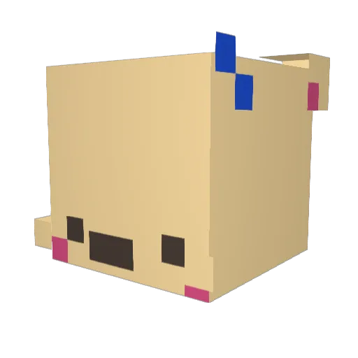 scarin85 Minecraft avatar head, 3D render