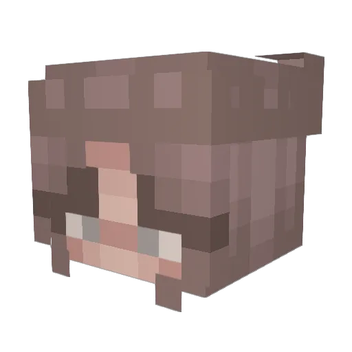 scarletbunny902 Minecraft avatar head, 3D render