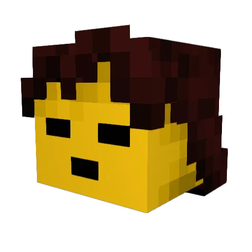 scarletruby2002 Minecraft avatar head, 3D render