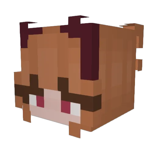 scarletwitch2010 Minecraft avatar head, 3D render