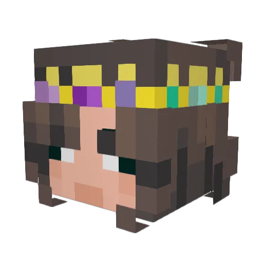 scarley4 Minecraft avatar head, 3D render