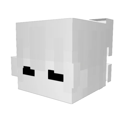 scarm4de Minecraft avatar head, 3D render
