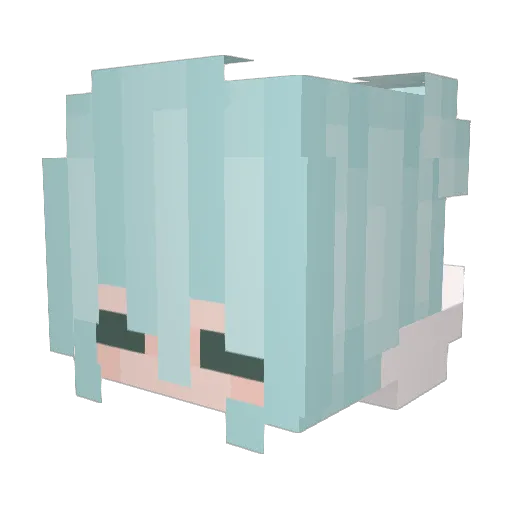 scarres Minecraft avatar head, 3D render