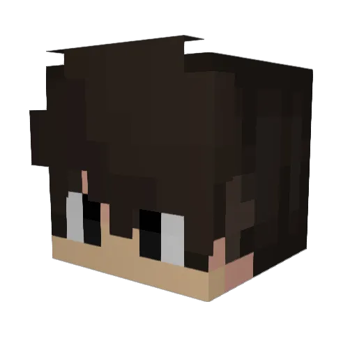 scars377 Minecraft avatar head, 3D render