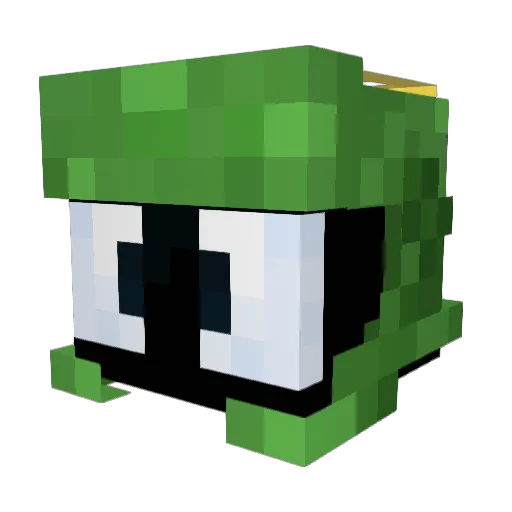 scaryTrex16 Minecraft avatar head, 3D render